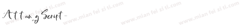 Attang Script字体转换